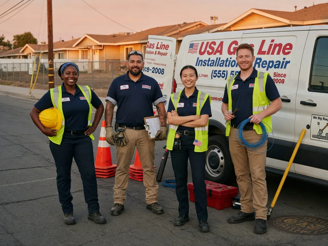 Gas Line Installation company in Six Mile Run, PA
